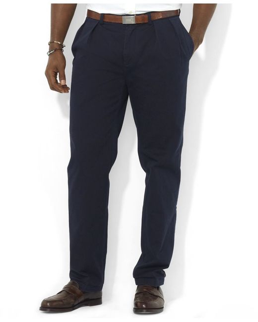 Polo ralph lauren Men's Big And Tall Pants, Ethan Classic-fit Pleated ...