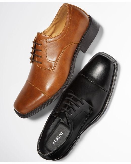 Lyst Alfani Men�s Shoes, Adam Oxfords in Brown for Men
