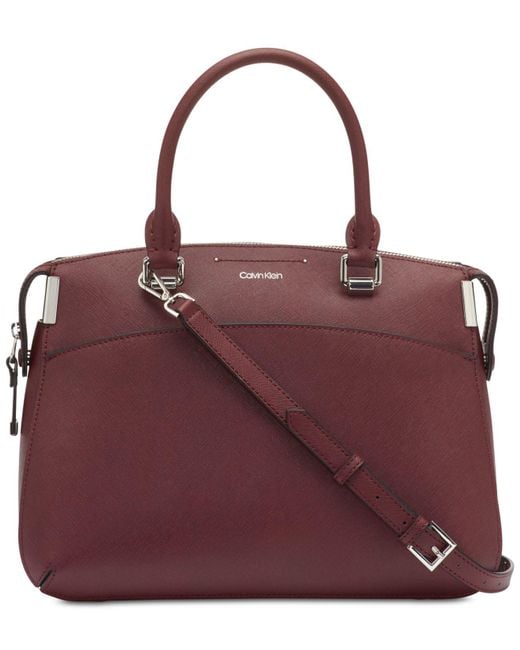 calvin klein raelynn satchel