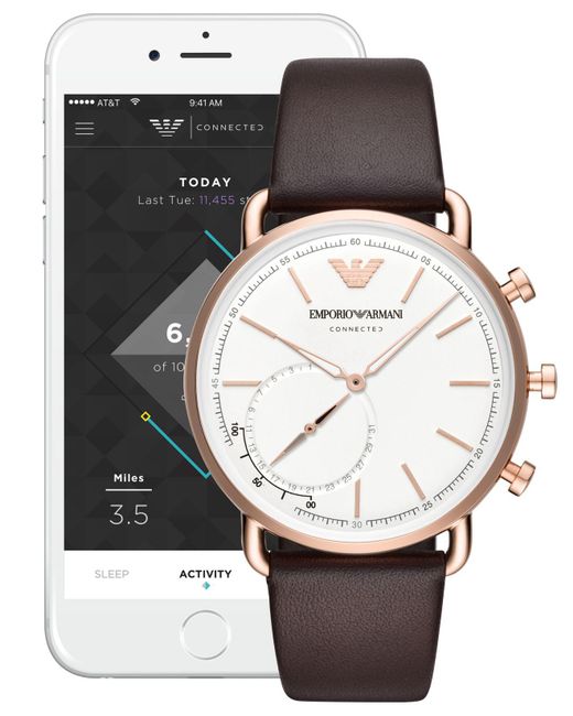 emporio armani watch smart