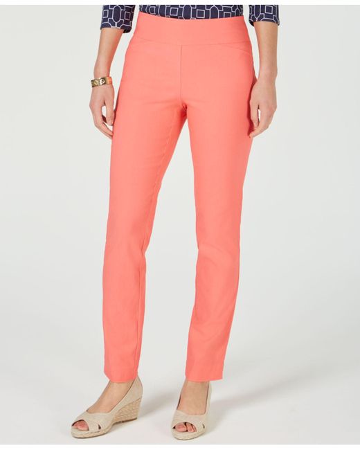 charter club cambridge slim pants petite