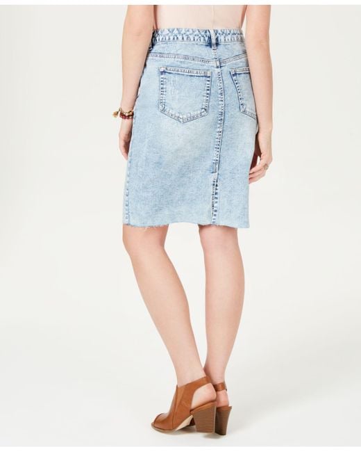 Lyst Style & Co. Denim Skirt, Created For Macy's in Blue Save 51