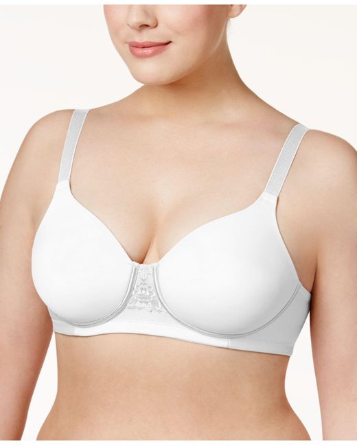 Vanity Fair Full Figure Beauty Back Smoother Wireless Bra 71380 In White Save 53 Lyst