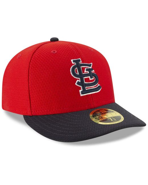 KTZ St. Louis Cardinals Spring Training 59fifty-fitted Low Profile Cap in Red for Men - Save 10% ...