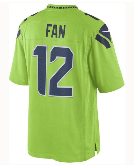 seahawks color rush jersey kids