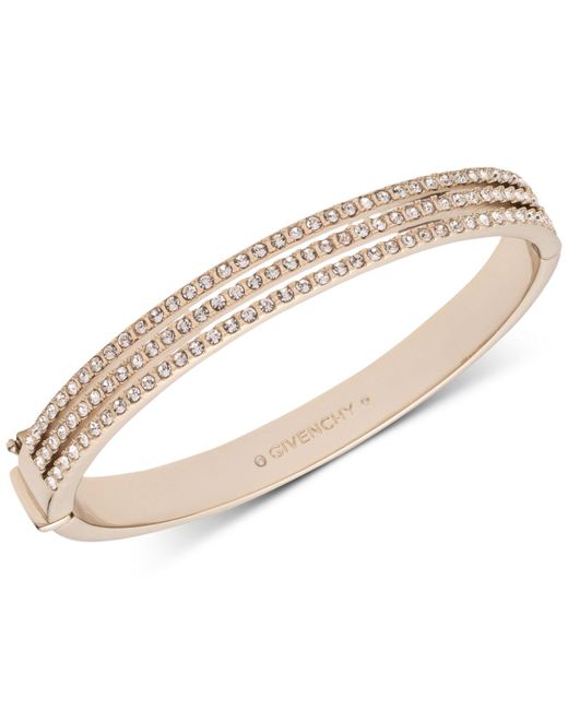 Lyst - Givenchy Swarovski Crystal Bangle Bracelet in Metallic
