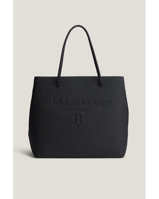 Marc jacobs Logo Shopper Eastwest Tote in Black Lyst