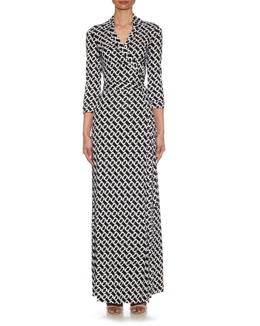 Diane von furstenberg Abigail Dress in Black - Save 83% | Lyst