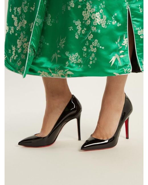 louboutin pigalle 100mm black patent louboutin pigalle 100mm black patent
