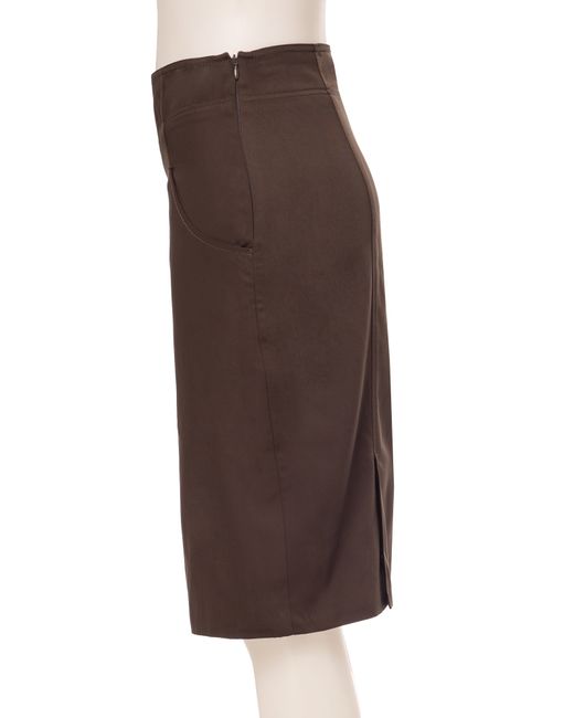 Brown Taffeta Skirt 103