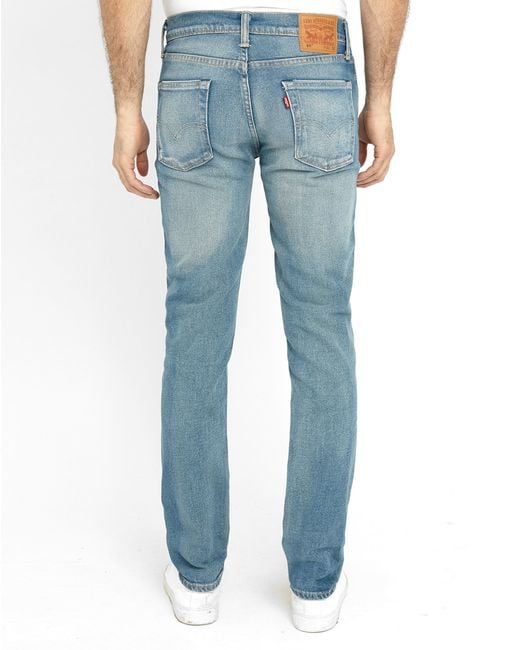 Levi's Faded Sky-blue 511 Slim-fit Jeans in Blue for Men | Lyst