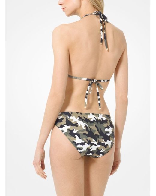 michael kors camo bikini