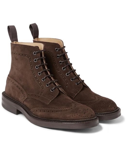 Tricker's Men's Stow Suede Lace Up Boots in Brown for Men Save 40 Lyst