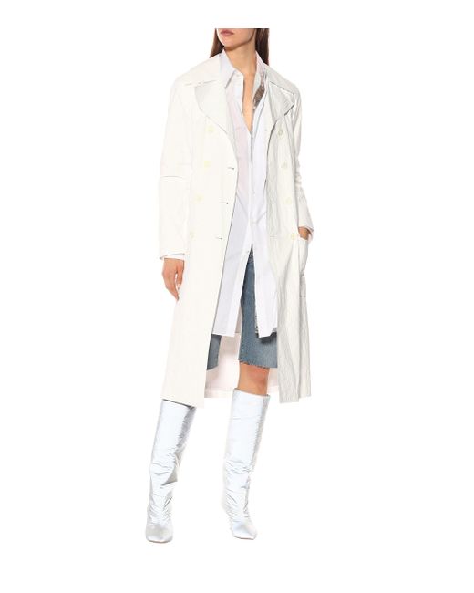 reflective knee high boots