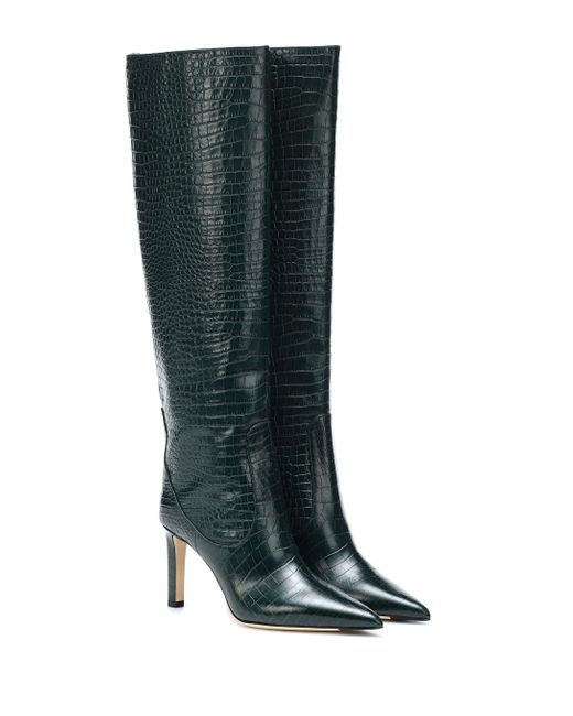 jimmy choo green boots