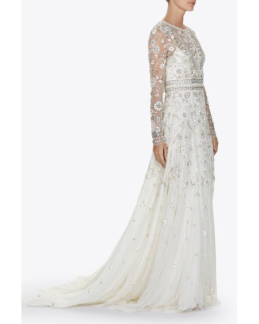 needle and thread black and white gown