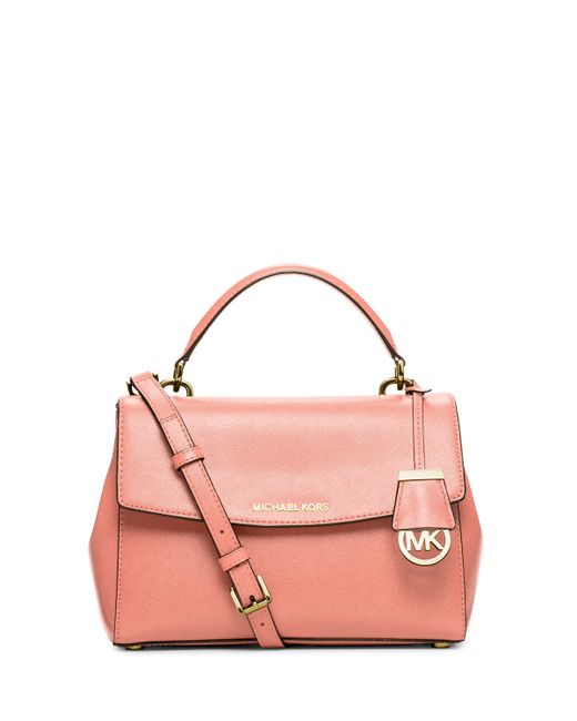 michael kors peach tote