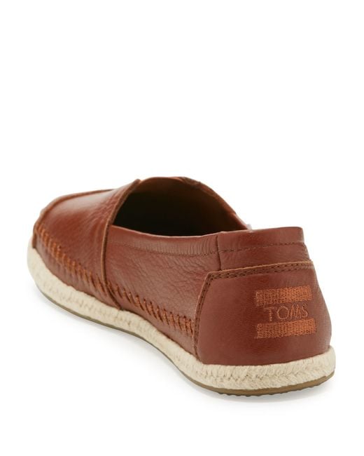 toms leather alpargata
