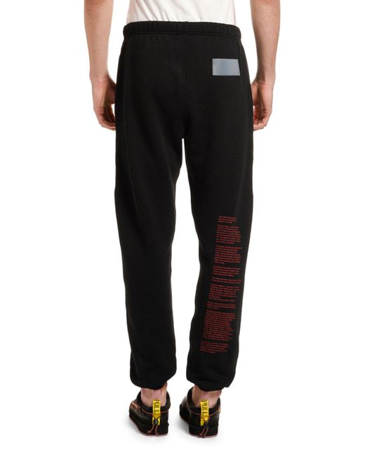 black nasa sweatpants