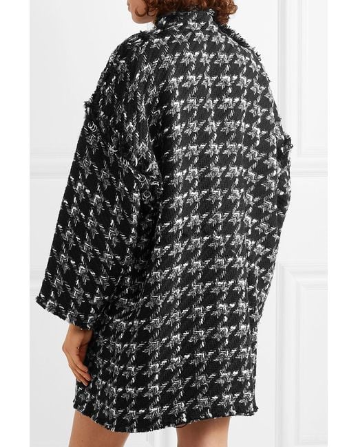 En Trouble De Black Lyst Manteau Bouclé Coq Pied Oversize Iro Ftw8xqUU