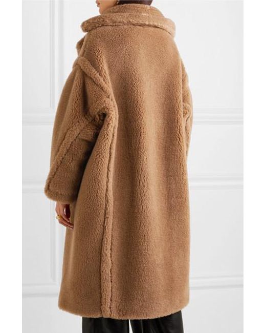 Max Mara Teddy Icon Camel Hair And Silk-blend Coat - Lyst