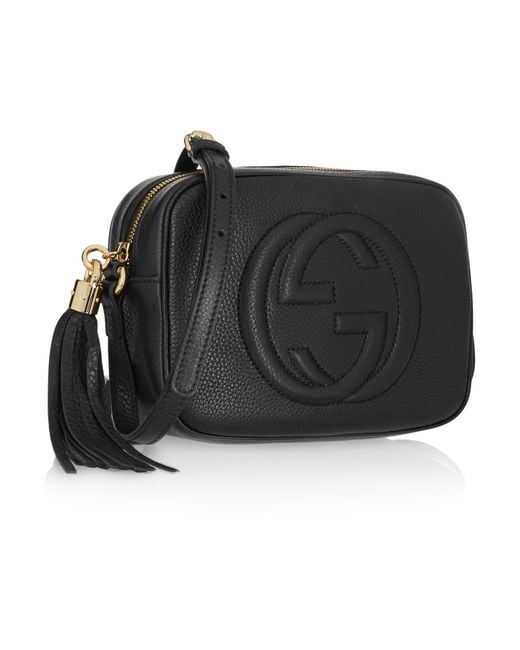 Lyst - Gucci Soho Small Leather Disco Bag in Black