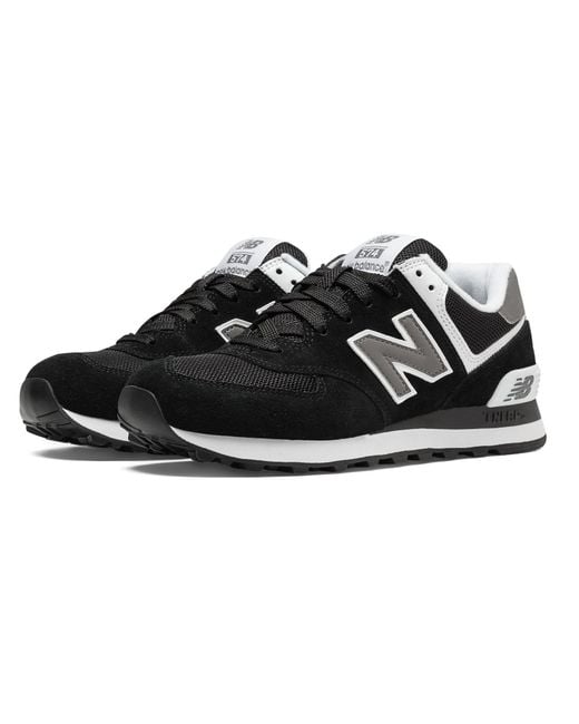 New balance 574 Core in Black for Men | Lyst