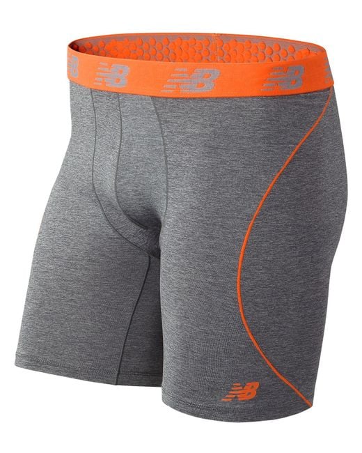 New balance Nb Flex Boxer Brief in Orange for Men Lyst