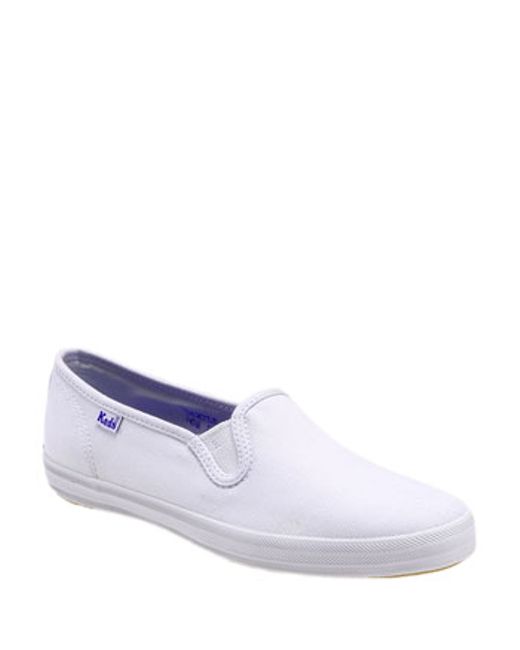 Keds Champion 2k Canvas Slip-Ons in White | Lyst