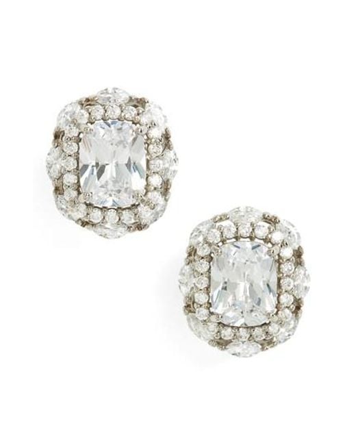 Lyst Nina Estate Jewelry Cubic Zirconia Stud Earrings In Metallic Nina Metallic Estate Jewelry Cubic Zirconia Stud Earrings Lyst