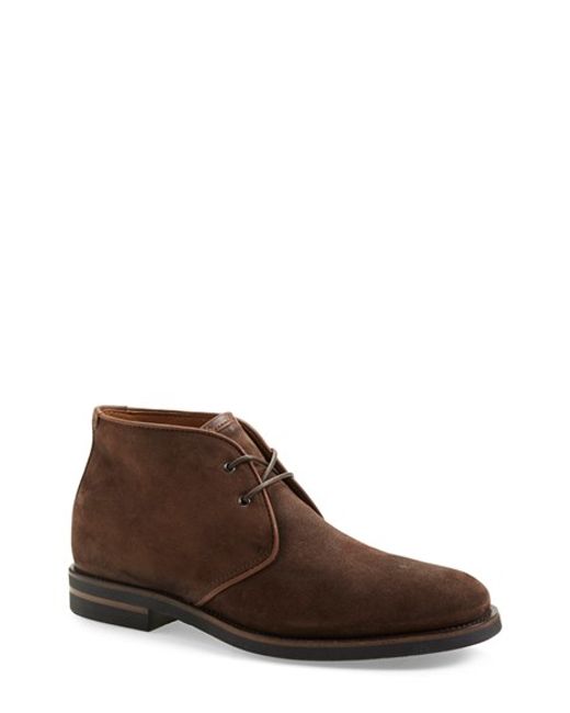 Aquatalia 'carlos' Weatherproof Chukka Boot in Gray for Men | Lyst