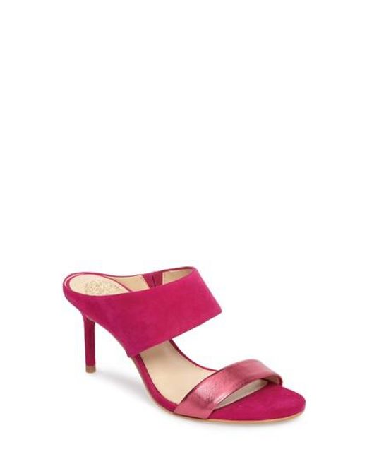 vince camuto pink sandals