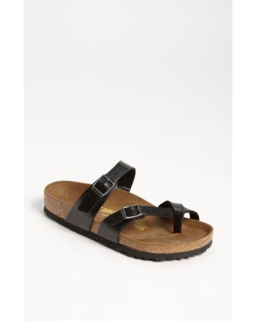 Birkenstock 'mayari' Birko-flor(tm) Sandal in Black | Lyst