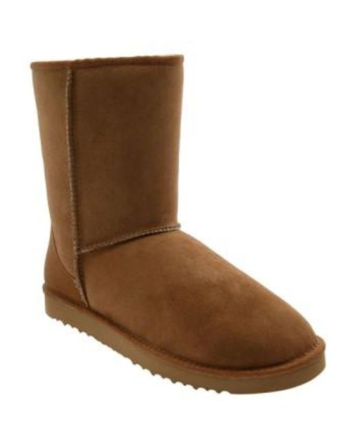 ugg classic short brown leather