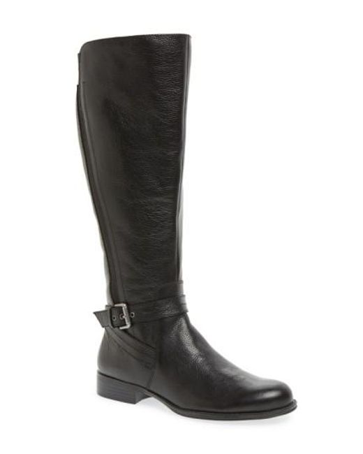 naturalizer stanton wide calf boots