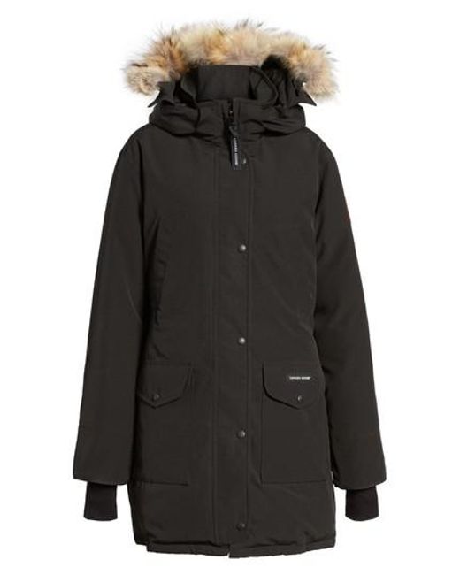 canada goose trillium fur-trimmed down parka canada goose trillium fur-trimmed down parka