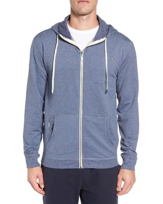 Vuori Movement Zip Hoodie in Blue for Men Lyst