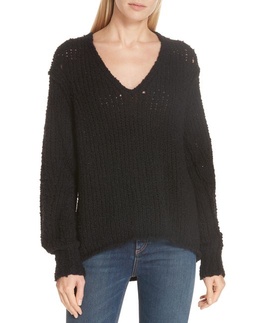 Lyst - Rag & Bone Arizona Merino Wool Sweater in Black