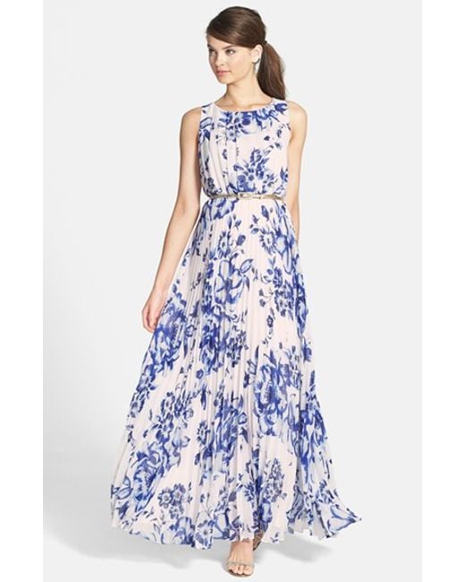 eliza j blue gown