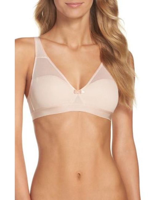 Lyst Chantelle Chantelle Aeria Wireless Bra in Natural