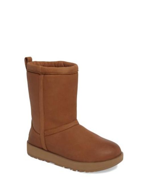 ugg shearling lined leather boots
