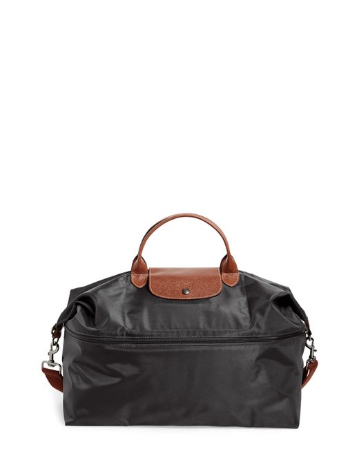 Lyst Longchamp Le Pliage Expandable Travel Bag In Black Longchamp Black Le Pliage Expandable Travel Bag Lyst