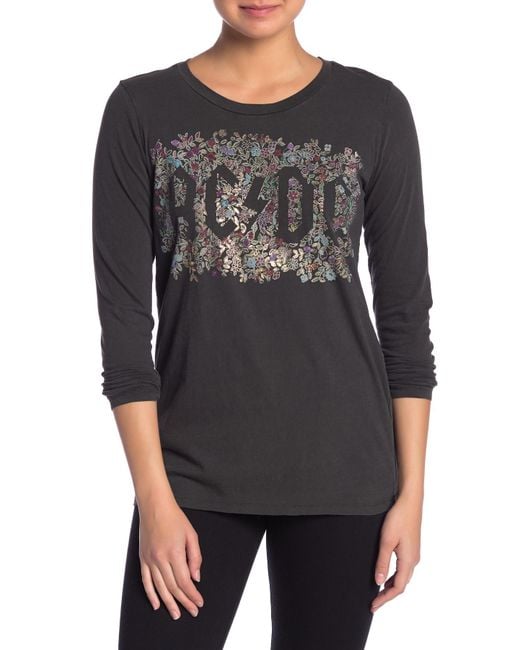Lucky Brand Ac/dc Graphic Tee in Black - Lyst