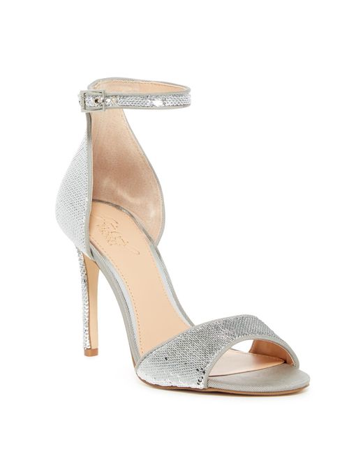 badgley mischka ankle strap shoes