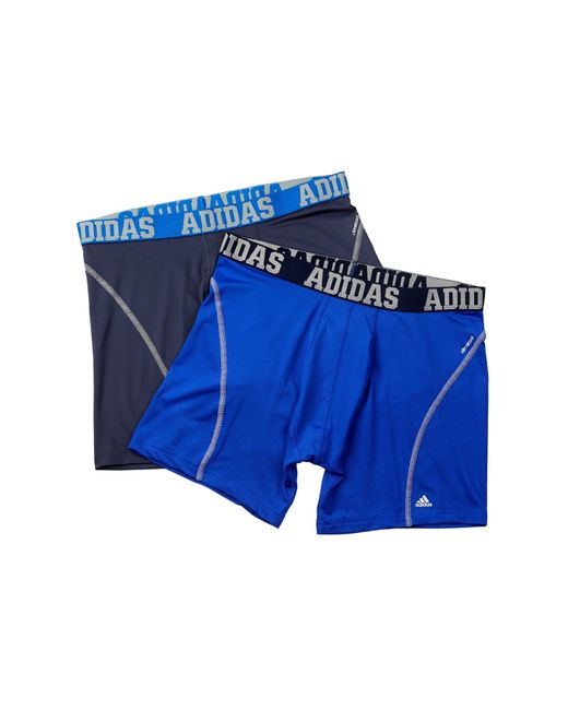Adidas originals Sport Boxer Brief - Pack Of 2 in Blue for Men | Lyst