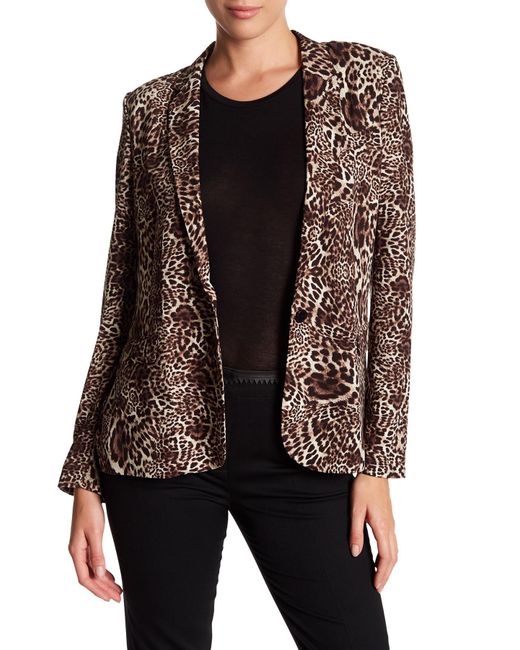 The kooples Allover Print Blazer | Lyst