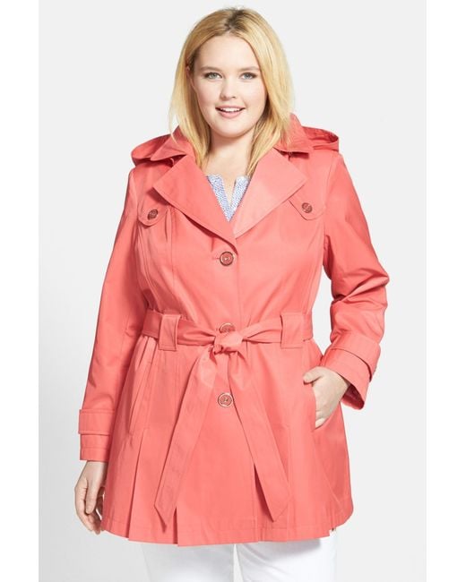 Pink trench coat plus size Plus Size Coats. Don’t get stuck in the cold this winter—cozy up to the warmest plus size coats around. From classic cold weather styles to the must-have plus size outerwear trends of the season, fill your wardrobe with the hottest looks for the winter. Incorporate timeless options of plus size coats .