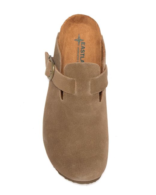 eastland gina fur lined clog