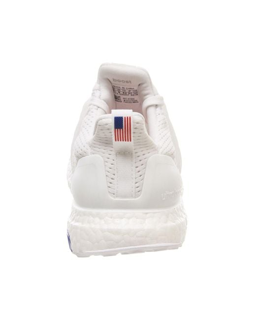 adidas Originals Ultra Boost Statement Trainers in White for adidas Originals Ultra Boost Statement Trainers in White for