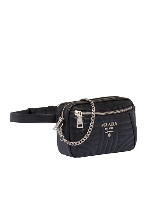 prada diagramme leather belt bag